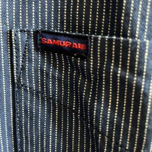Samurai Jeans Japan Button Down Shirt HJBD-L02 - Picture 6 of 9